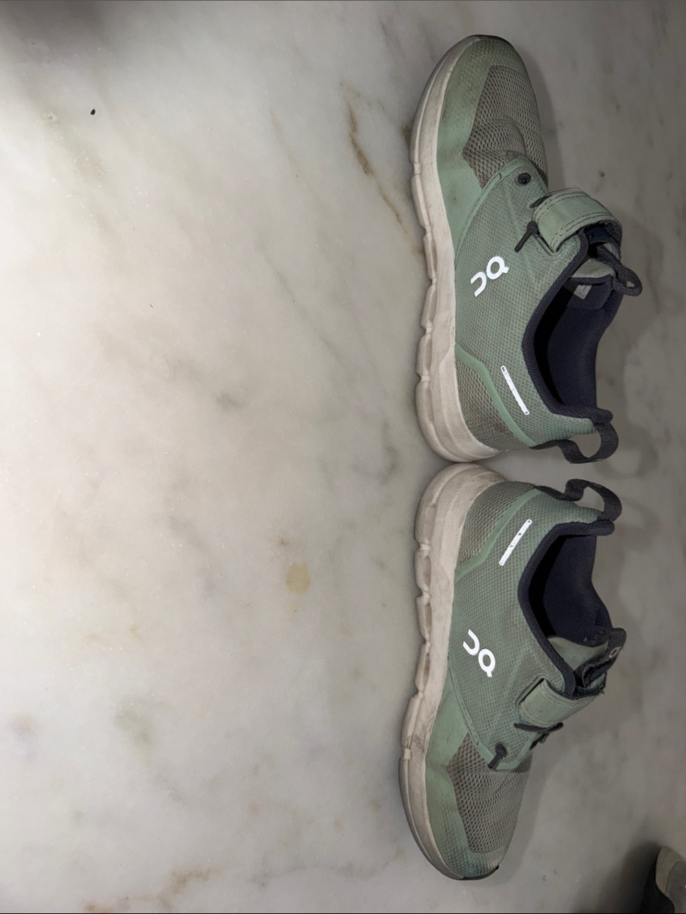 On Running Kids' Sage Green Velcro Sneakers